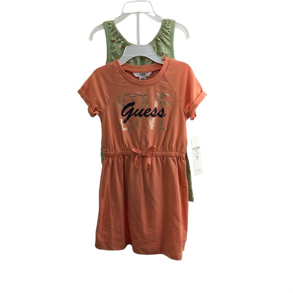 GUESS GIRLS SET OF 2, DRESS & ‎ ROMPER SZ 5 NEW WITH TAG